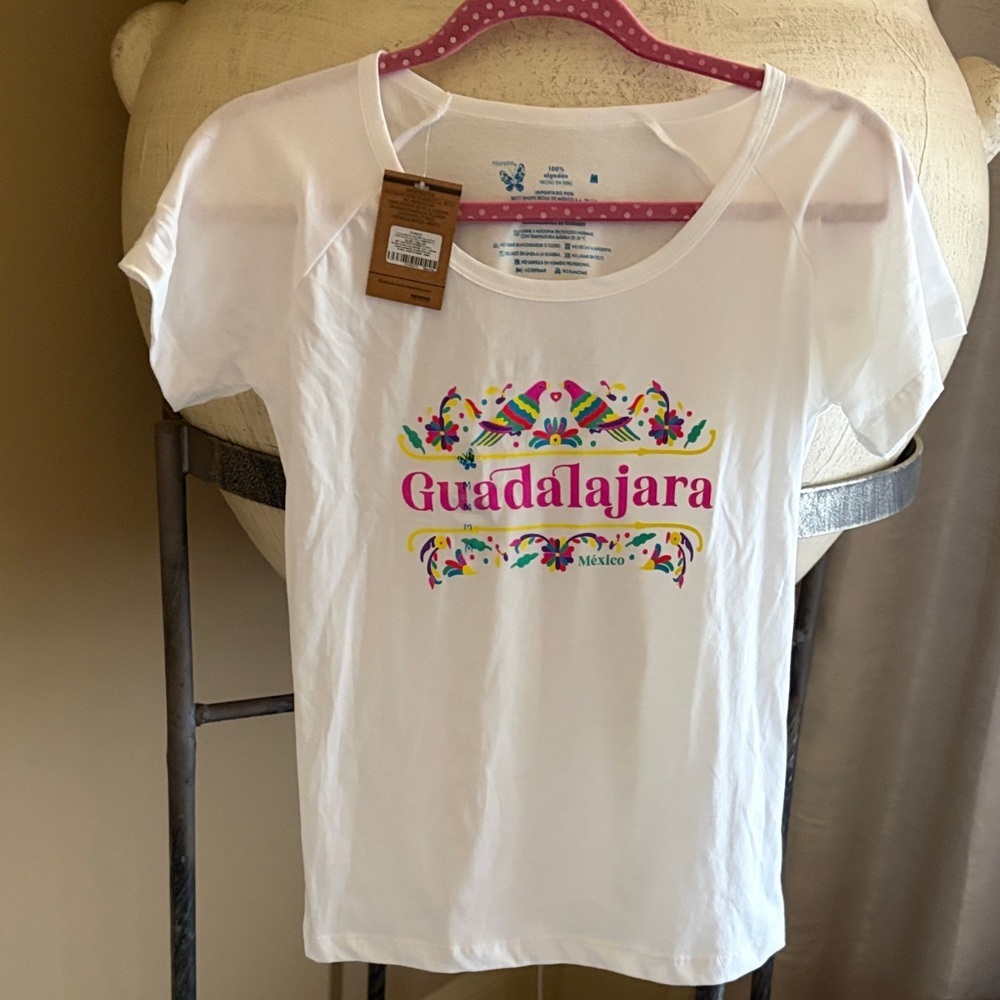 Guadalajara White Short Sleeve Tee